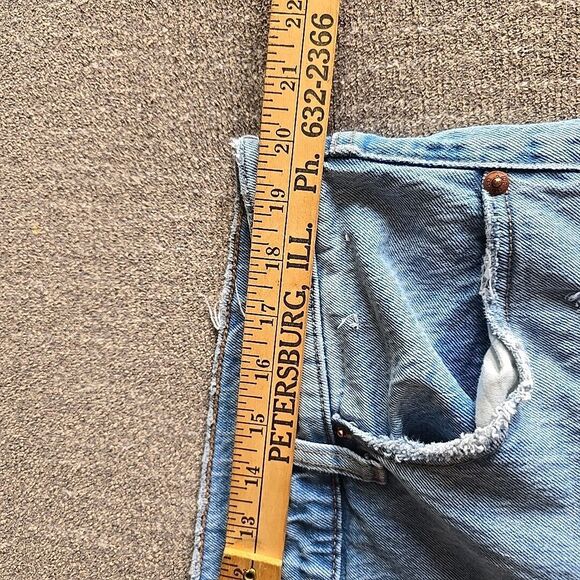 ABERCROMBIE & FITCH Ultra High Rise 90s Straight Jean Wide Leg Sz 34 distressed - Picture 9 of 13